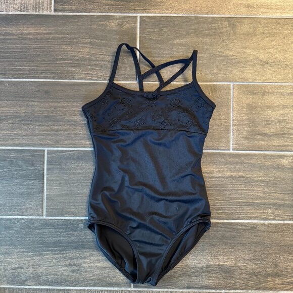 Capezio Black Leotard - Child M - Picture 1 of 3
